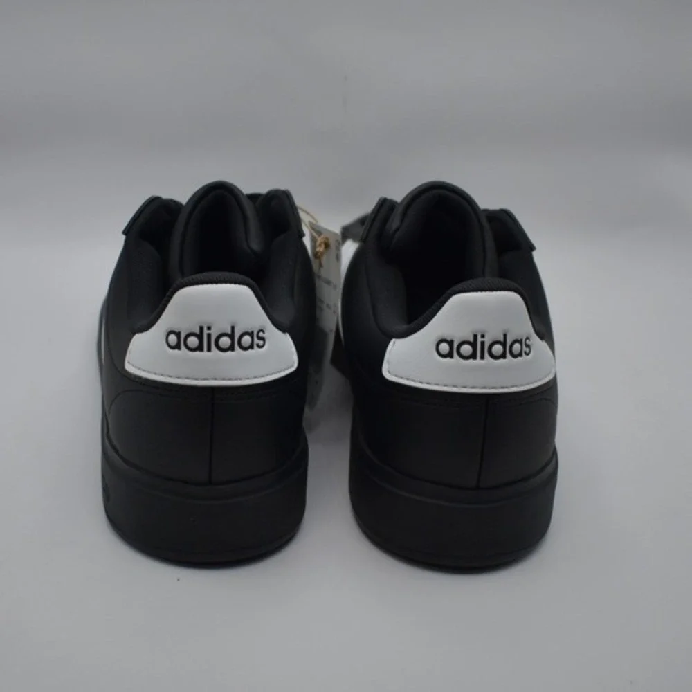 Adidas Grand Court 2.0 Sneakers Men's Size‎ 10 Shoes Black White NIB NEW JR0546